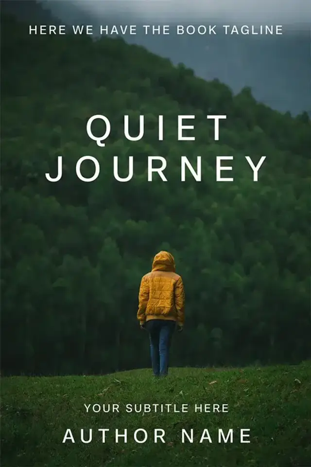 Portrait of a Quiet Year — Biography book cover design example by Authors Pilot