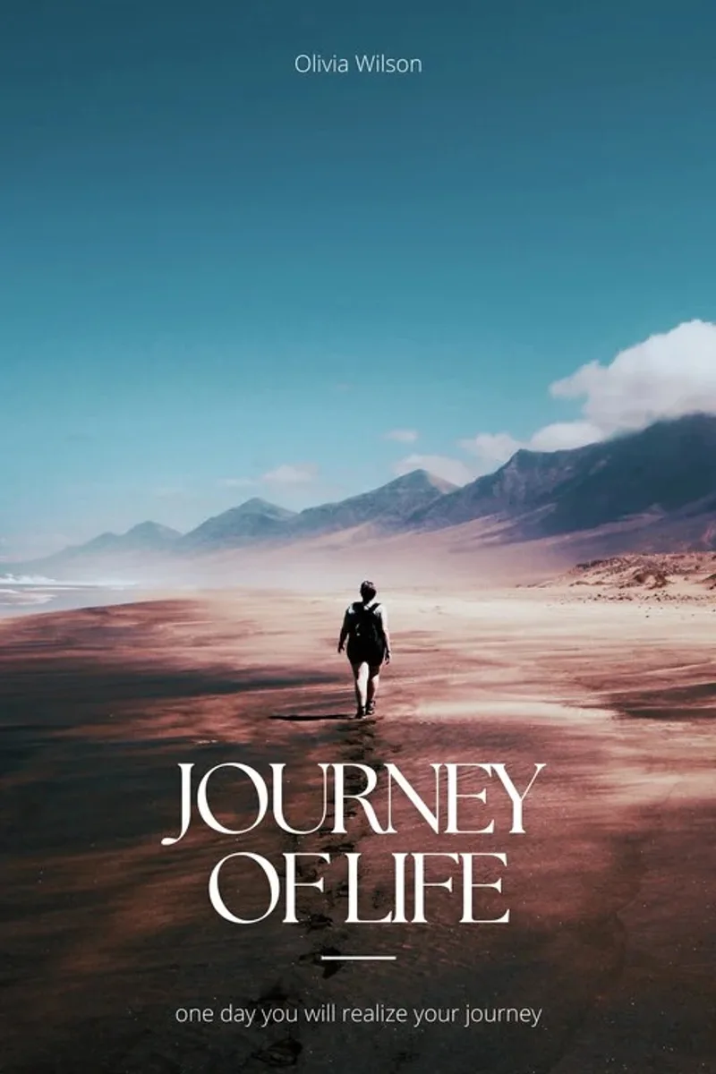 Journey of Life — Biography book cover design example by Authors Pilot